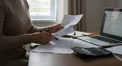 Reviewing accident claim documents for a fender bender