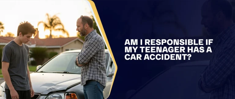 Am I Responsible If My Teenager Has A Car Accident?