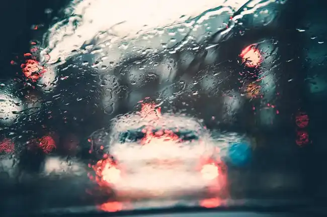 Heavy rain in Los Angeles can cause accidents