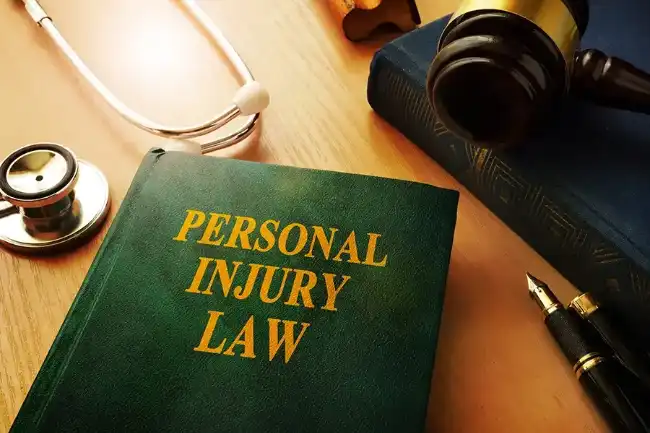 Lawyer preparing case for personal injury