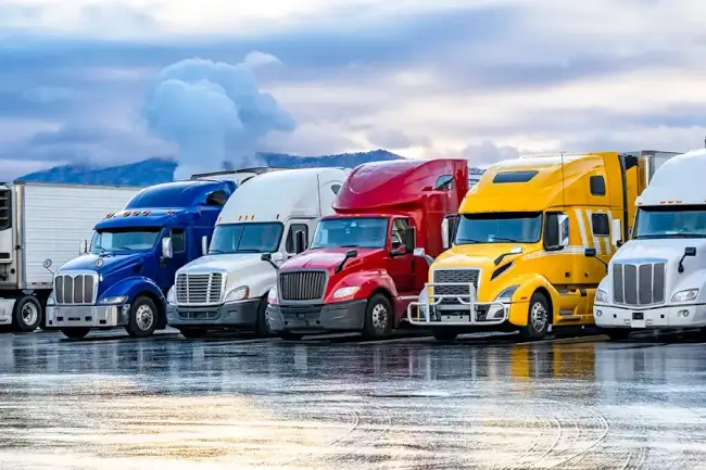 Truck accident risks with different kinds of trucks