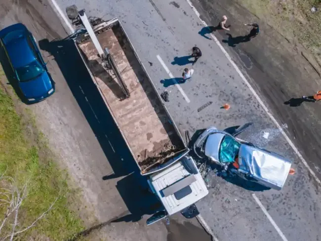 Truck and car collided in a San Diego accident