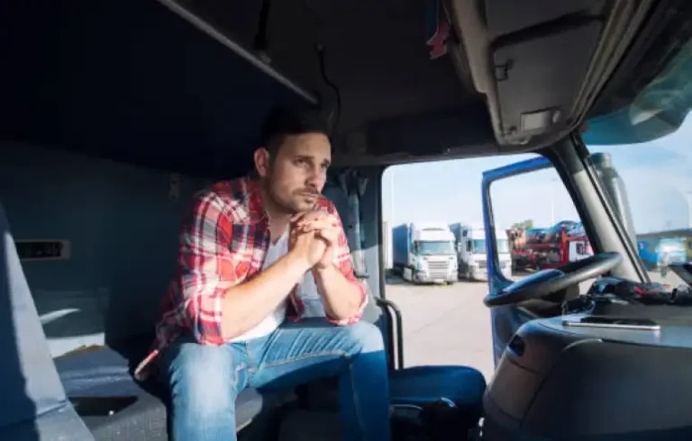 Truck driver reflecting on actions that may lead to a negligence-related accident