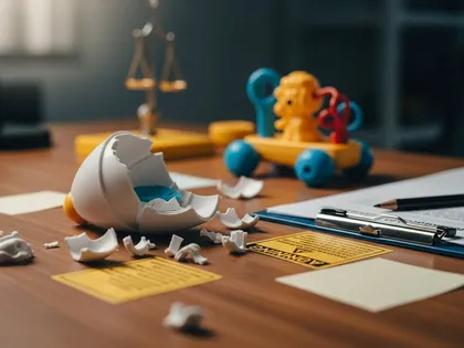 A defective toy from the holiday gifts