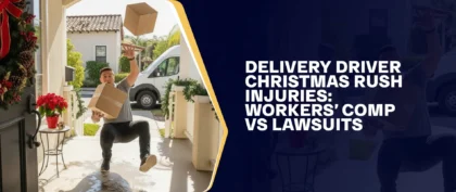 Delivery Driver Christmas Rush Injuries Workers’ Comp VS Lawsuits