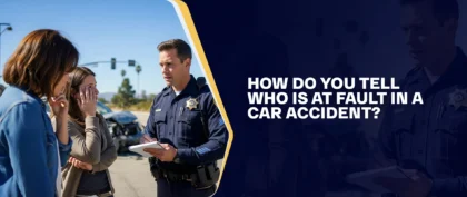 How Do You Tell Who Is At Fault In A Car Accident?