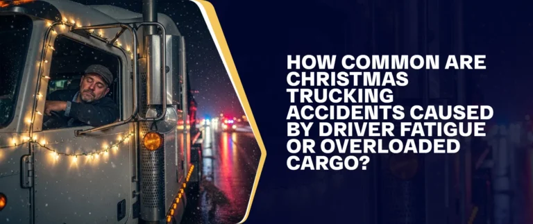 How common are Christmas trucking accidents caused by driver fatigue or overloaded cargo b