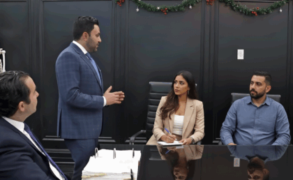 Legal consultation for a Christmas accident victim