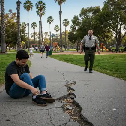 Personal injury from cracked sidewalk trip