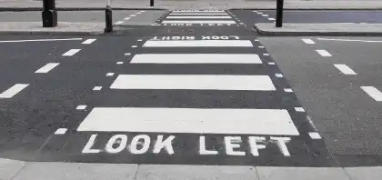 Unofficial crosswalks drawn to address lack of crosswalks in high-risk areas