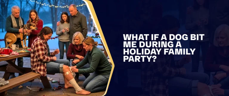 What if a dog bit me during a holiday family party