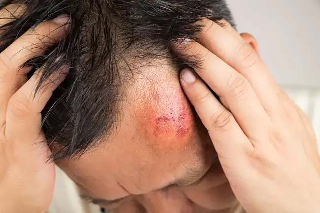 personal injury accident resulting in head injury