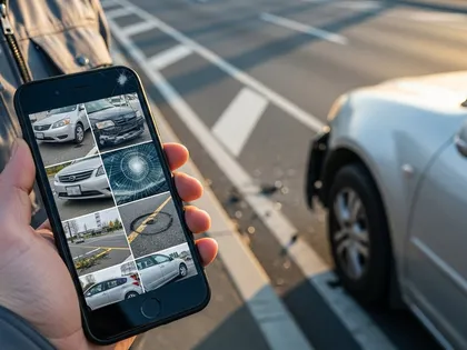 Car accident evidence documentation used to prove liability in a personal injury claim