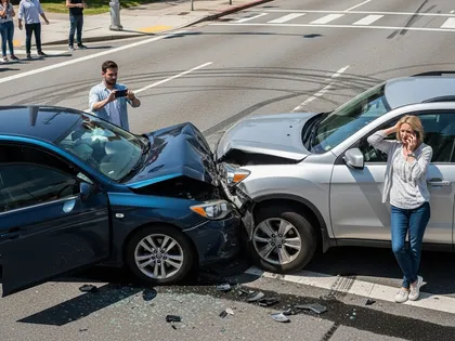 Car accident negligence determination under California personal injury law