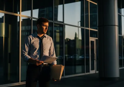 Independent contractor reviewing documents related to recoverable damages in a personal injury claim