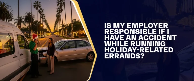 Is My Employer Responsible If I Have An Accident While Running Holiday-Related Errands