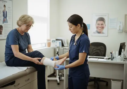 Medical treatment for slip and fall personal injury damages evaluation