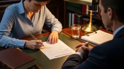 Passenger providing written statement during personal injury accident claim review