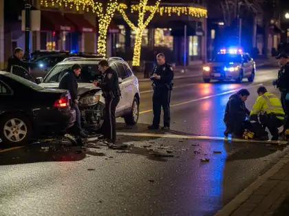 Police responding to injuries caused by reckless or aggressive driving