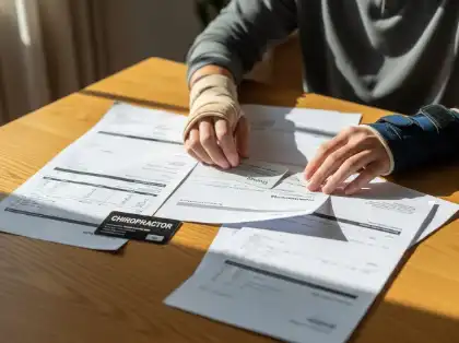 Reviewing medical bills to assess pain and suffering compensation in a personal injury claim