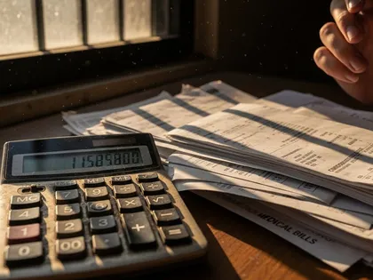 Reviewing medical treatment records during personal injury consultation