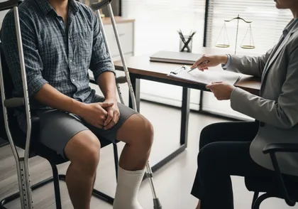 Slip and fall injury claim affected by comparative negligence