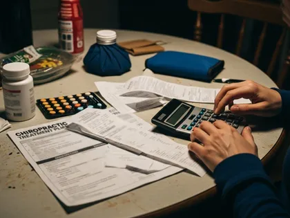 Uber accident victim calculating medical bills and settlement damages for a personal injury claim