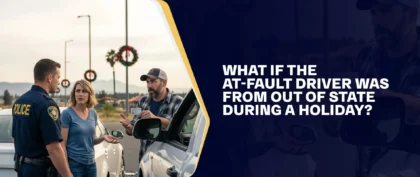 What If The At-Fault Driver Was From Out Of State During A Holiday