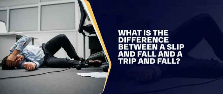 What Is The Difference Between A Slip And Fall And A Trip And Fall
