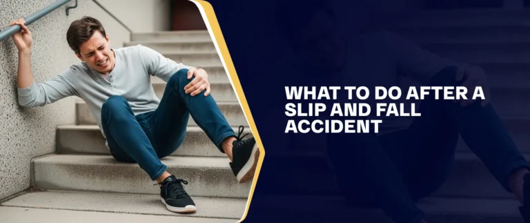 What To Do After A Slip And Fall Accident