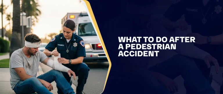 What to do after a pedestrian accident