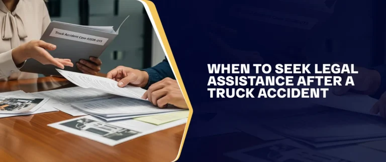When To Seek Legal Assistance After a Truck Accident