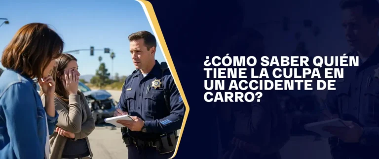 Cómo Saber Quién Tiene La Culpa En Un Accidente De Carro