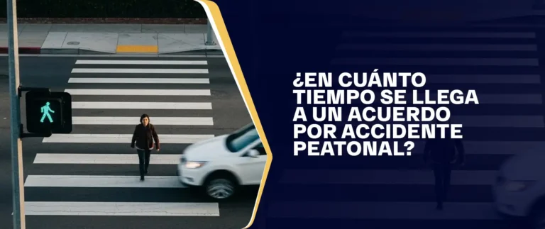 En Cuánto Tiempo Se Llega A Un Acuerdo Por Accidente Peatonal