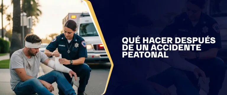 Qué Hacer Después De Un Accidente Peatonal
