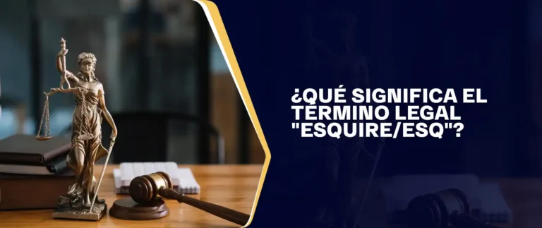 Qué Significa El Término Legal Esquire Esq