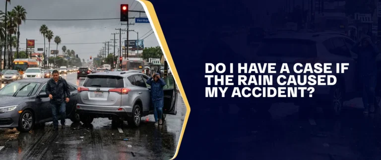 Do I Have A Case If The Rain Caused My Accident