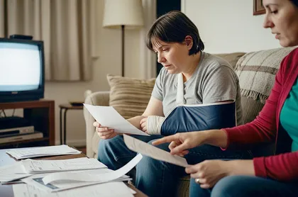 Injured accident victim seeking personal injury lawyer referrals