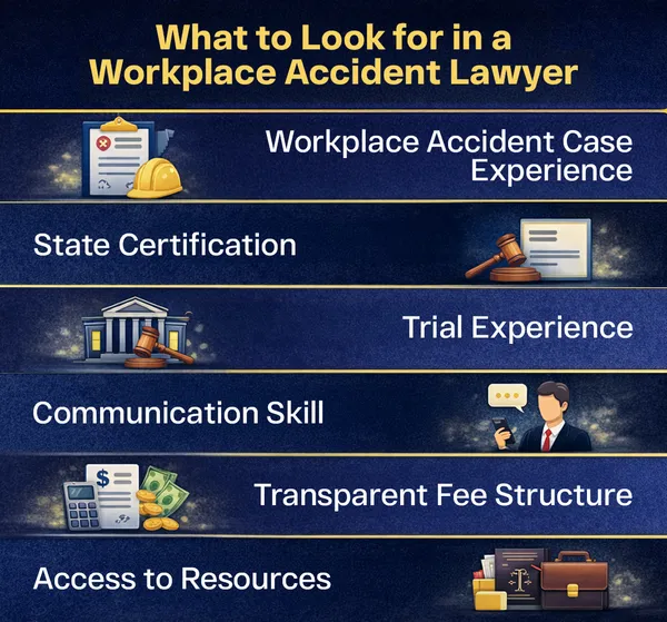 Key qualities of a reputable workplace accident lawyer
