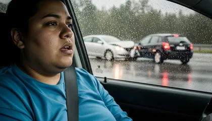 Llevar puesto el cinturón de seguridad en caso de lluvia reduce el riesgo de accidentes mortales