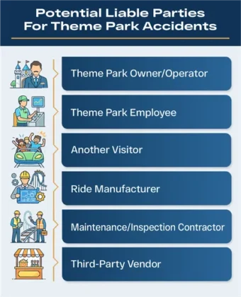 Potential Liable Partied for Theme Park Accidents