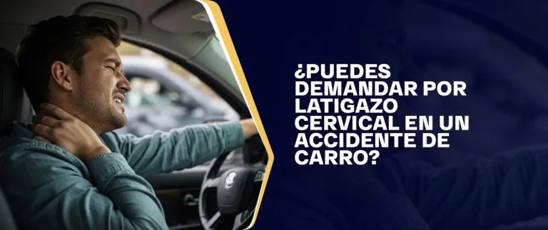 Puedes Demandar Por Latigazo Cervical En Un Accidente De Carro