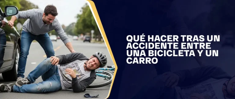 Qué Hacer Tras Un Accidente Entre Una Bicicleta Y Un Carro