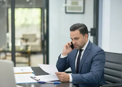 Workers’ compensation lawyer handling insurance communications