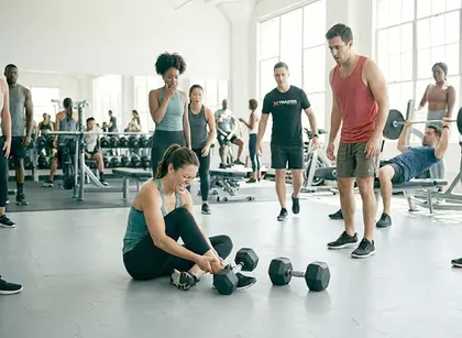 Gym injury caused by negligent gym member