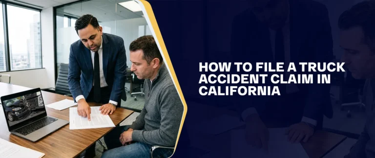 How To File A Truck Accident Claim In California