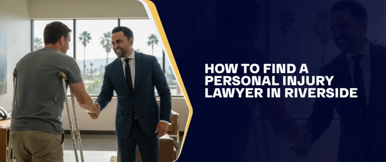 How to find a personal injury lawyer in Riverside
