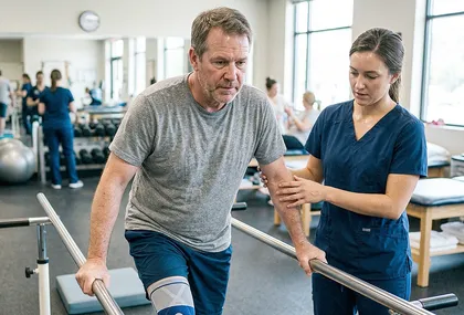 Physical therapy records supporting rental coverage and injury claim