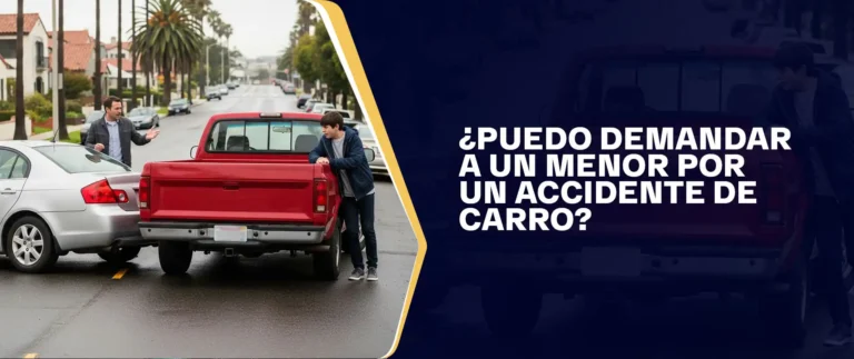 Puedo Demandar A Un Menor Por Un Accidente De Carro