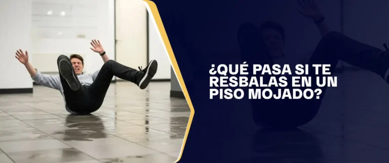 ¿Qué Pasa Si Te Resbalas En Un Piso Mojado?